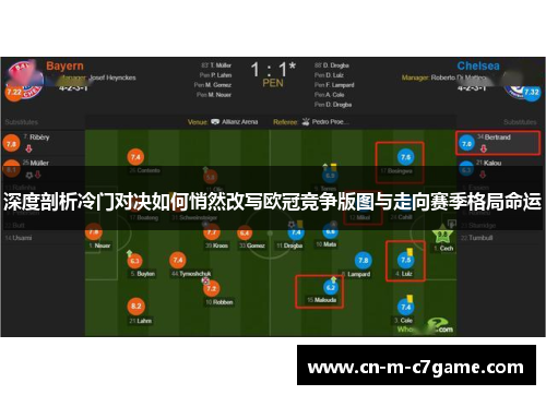 深度剖析冷门对决如何悄然改写欧冠竞争版图与走向赛季格局命运 深度剖析冷门对决如何悄然改写欧冠竞争版图与走向赛季格局命运